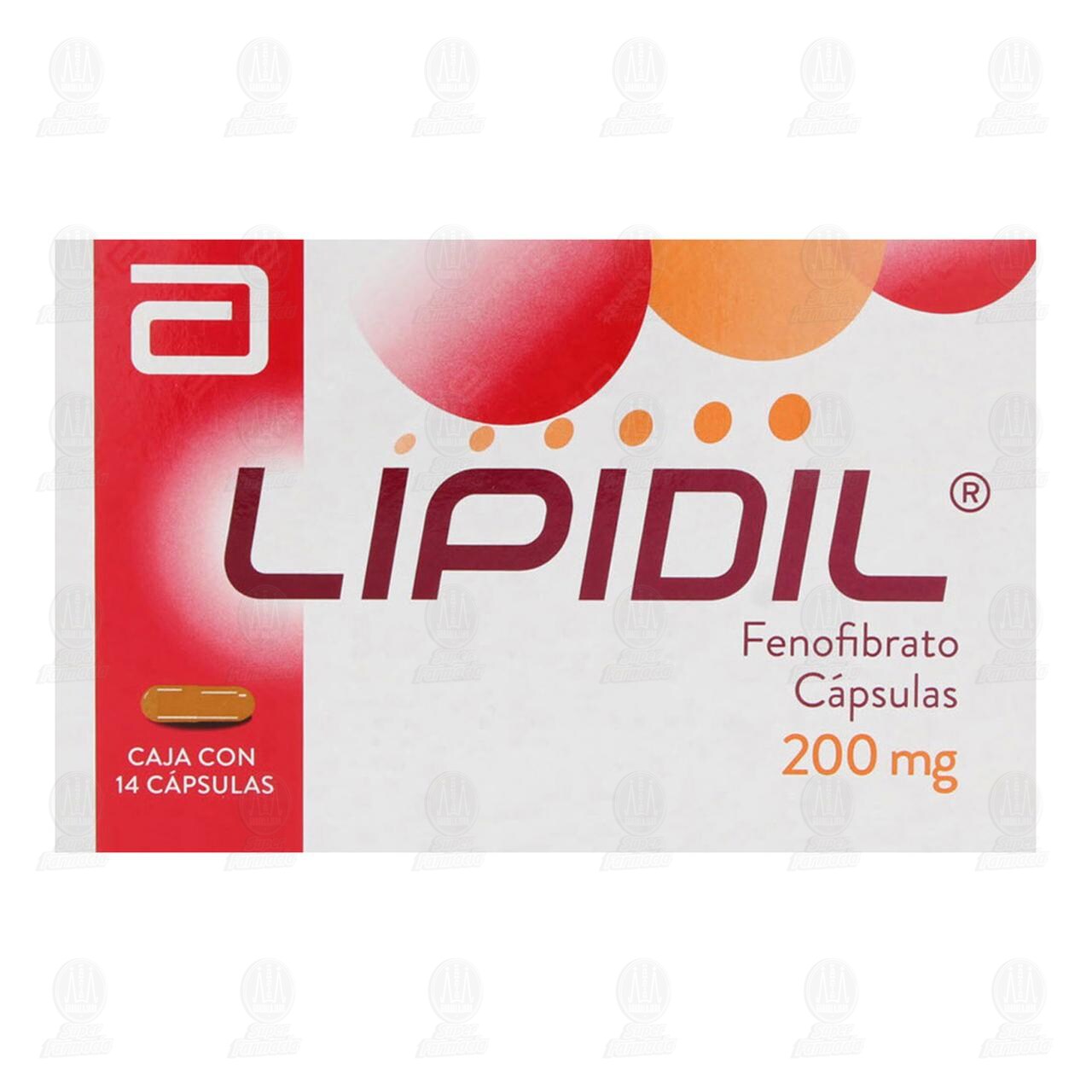 Lipidil 200 mg, 14 C&aacute;psulas. image number 1