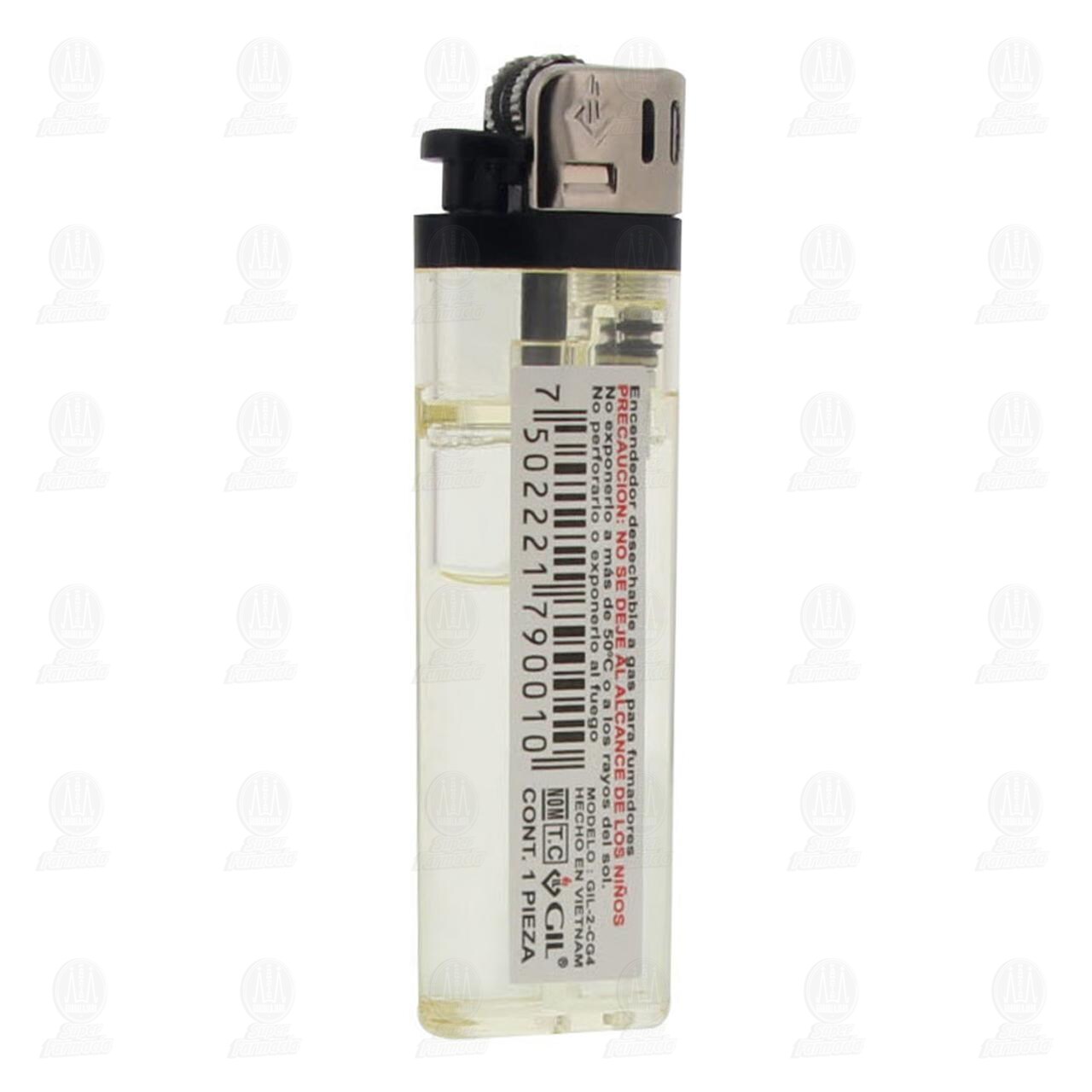 Encendedor Gil Transparente, 1 pz.