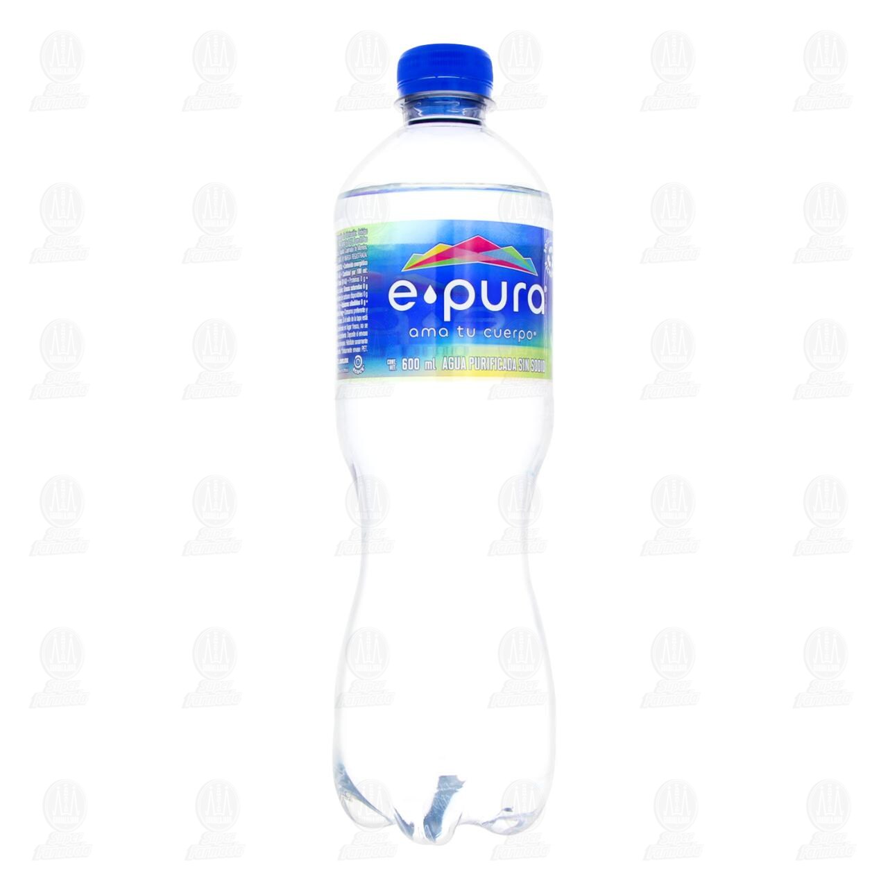 Agua Natural Epura, 600 ml.