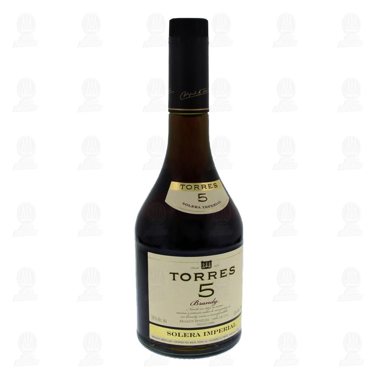 Brandy Torres 5 Solera Imperial 100% de Uva, 700 ml.