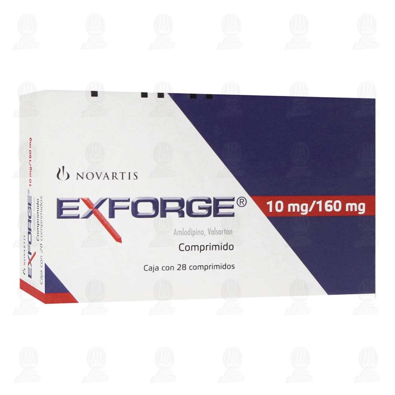 Exforge 10mg/160mg, 28 Comprimidos. image number 0