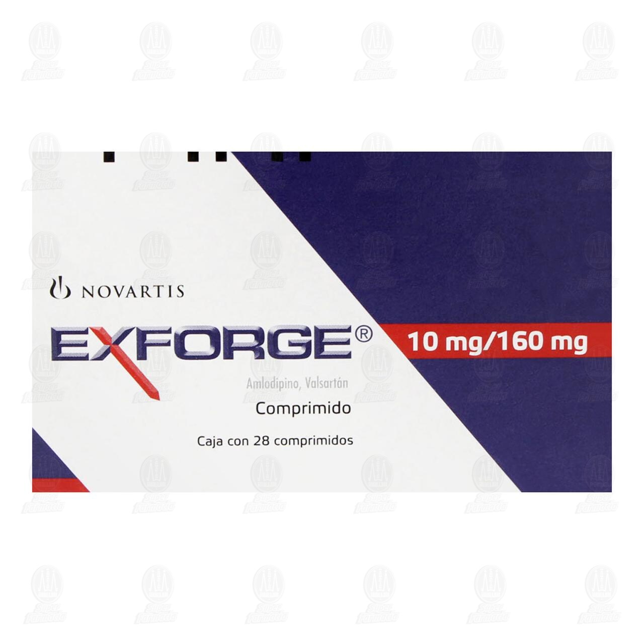Exforge 10mg/160mg, 28 Comprimidos. image number 1
