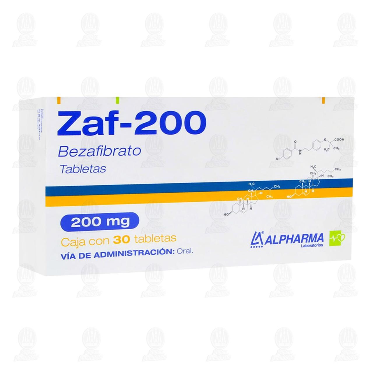 Zaf-200 200mg, 30 Tabletas.