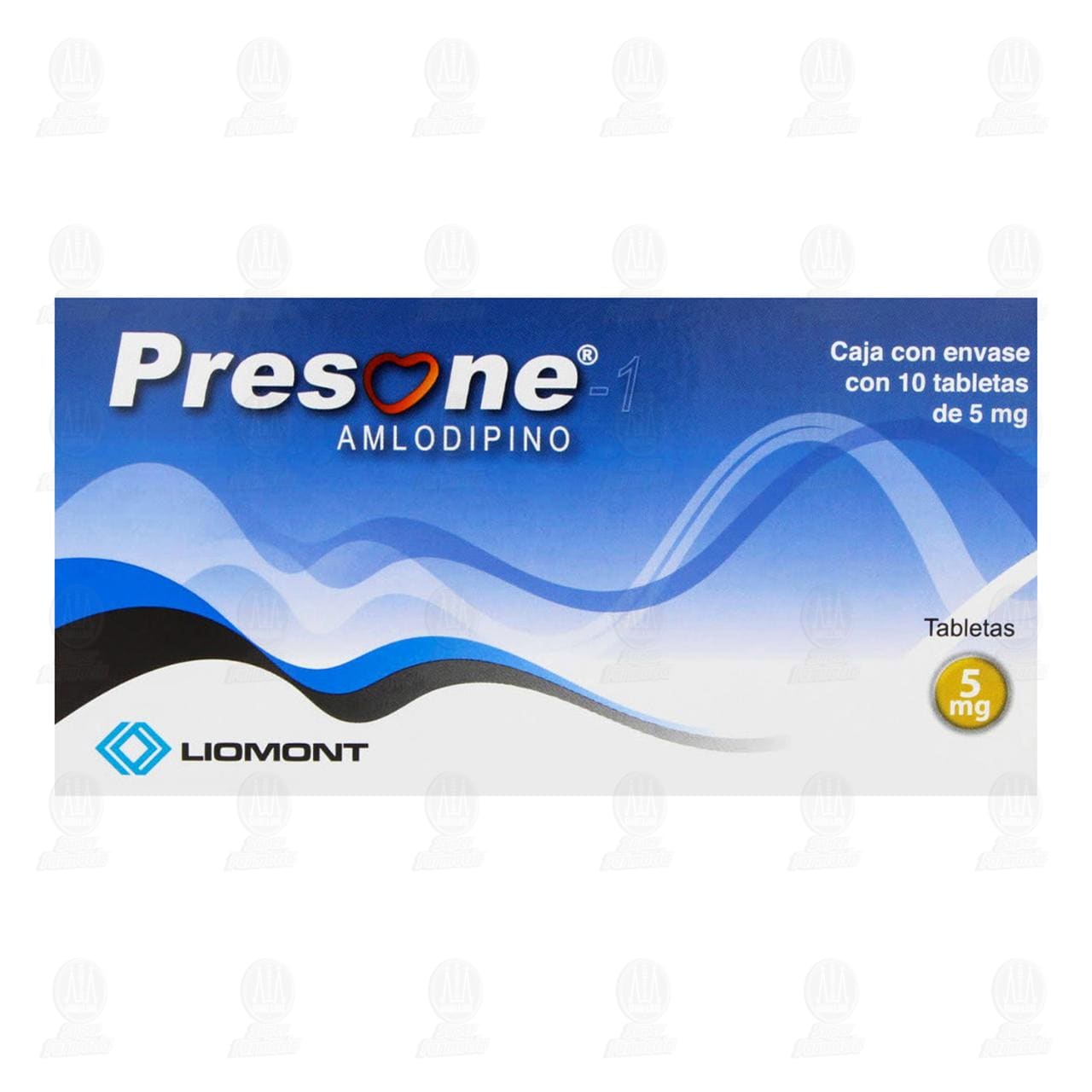 Presone 5 mg, 10 Tabletas. image number 1