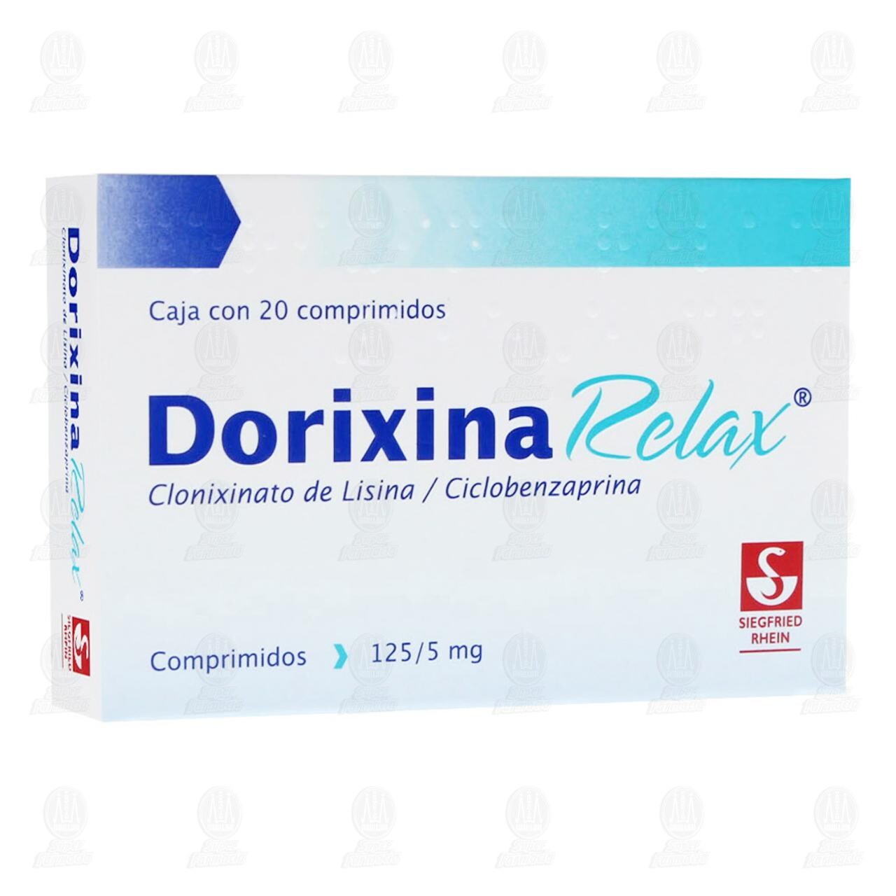 Dorixina Relax 125/5mg, 20 Comprimidos.