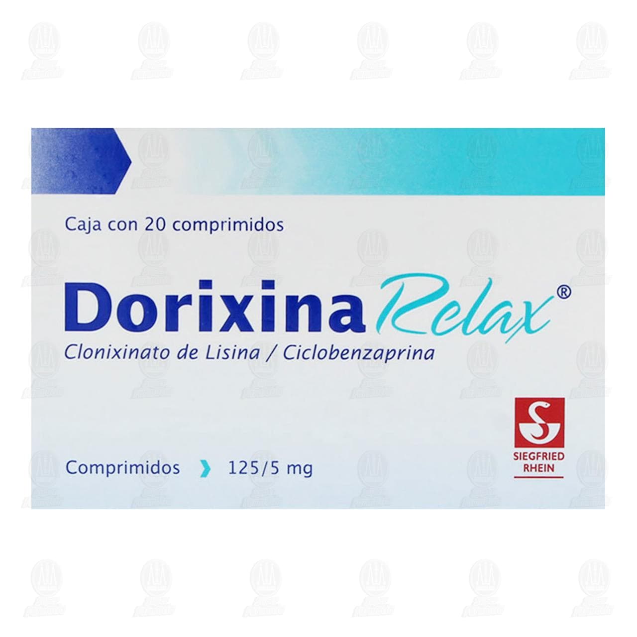 Dorixina Relax 125mg/5mg, 20 Comprimidos. image number 2