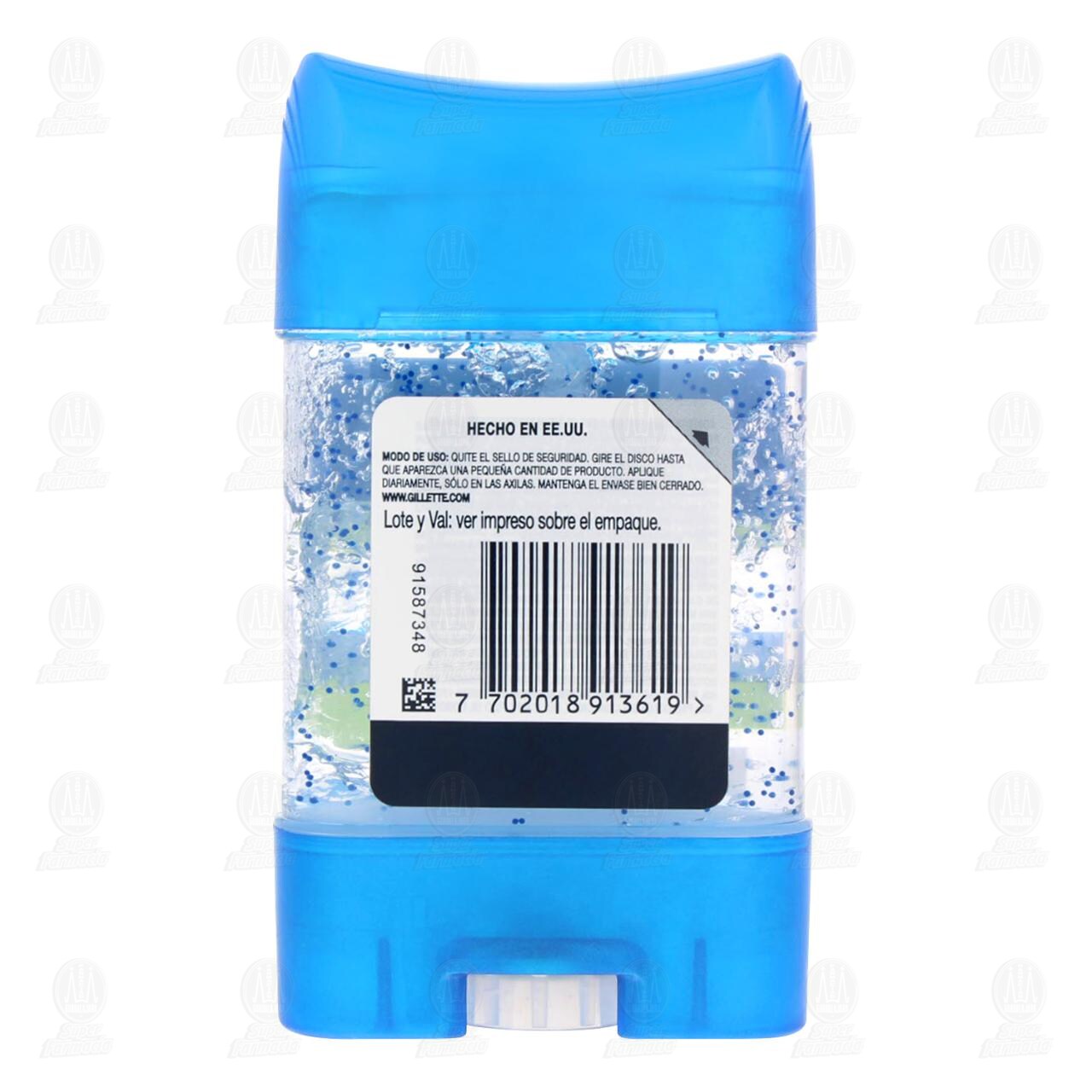 Antitranspirante Gillette Power Beads Power Rush en Gel, 82 gr. image number 2