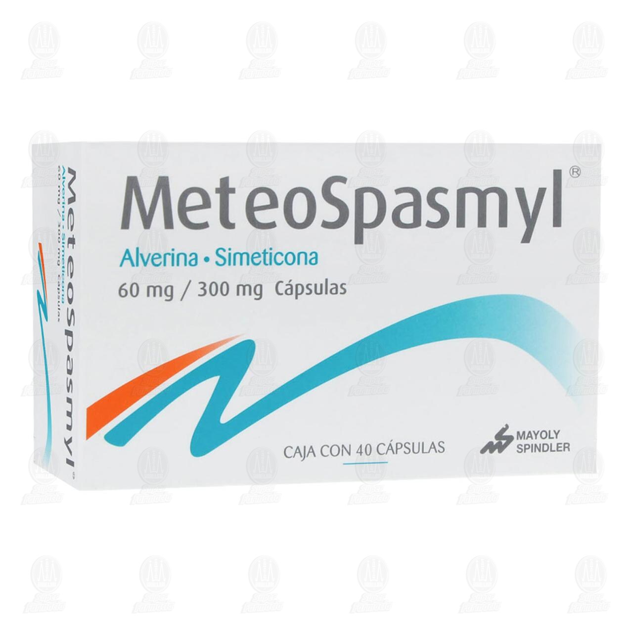 Meteospasmyl 60mg/300mg, 40 C&aacute;psulas. image number 0