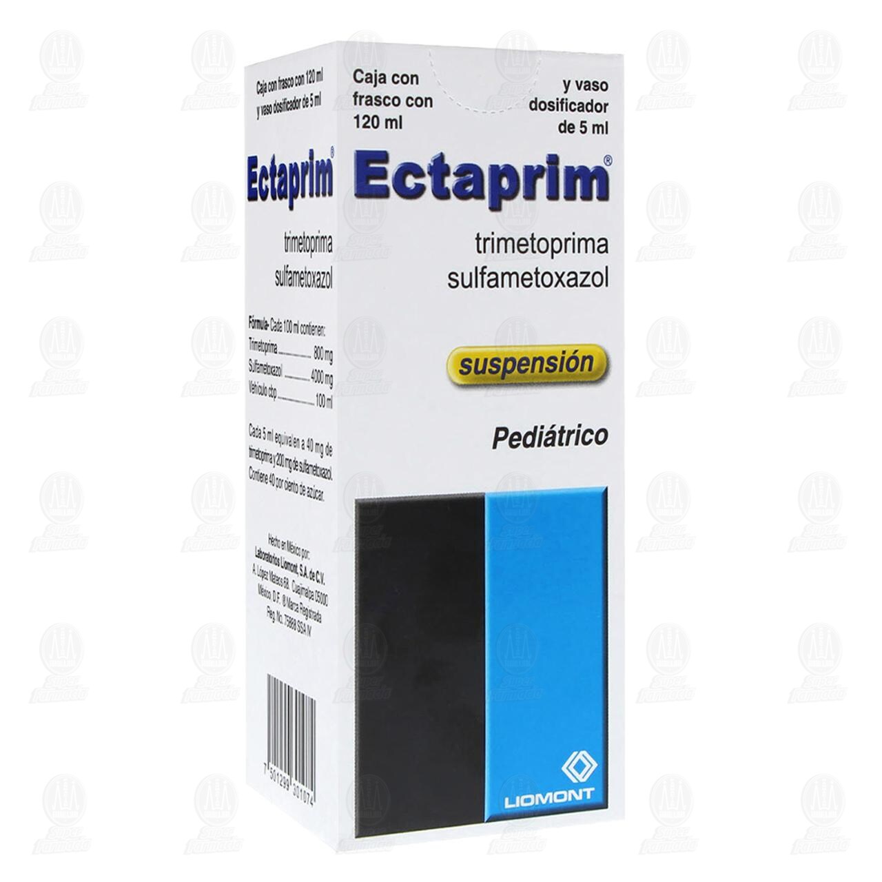 Ectaprim Suspensi&oacute;n Pedi&aacute;trico, 120 ml. image number 0