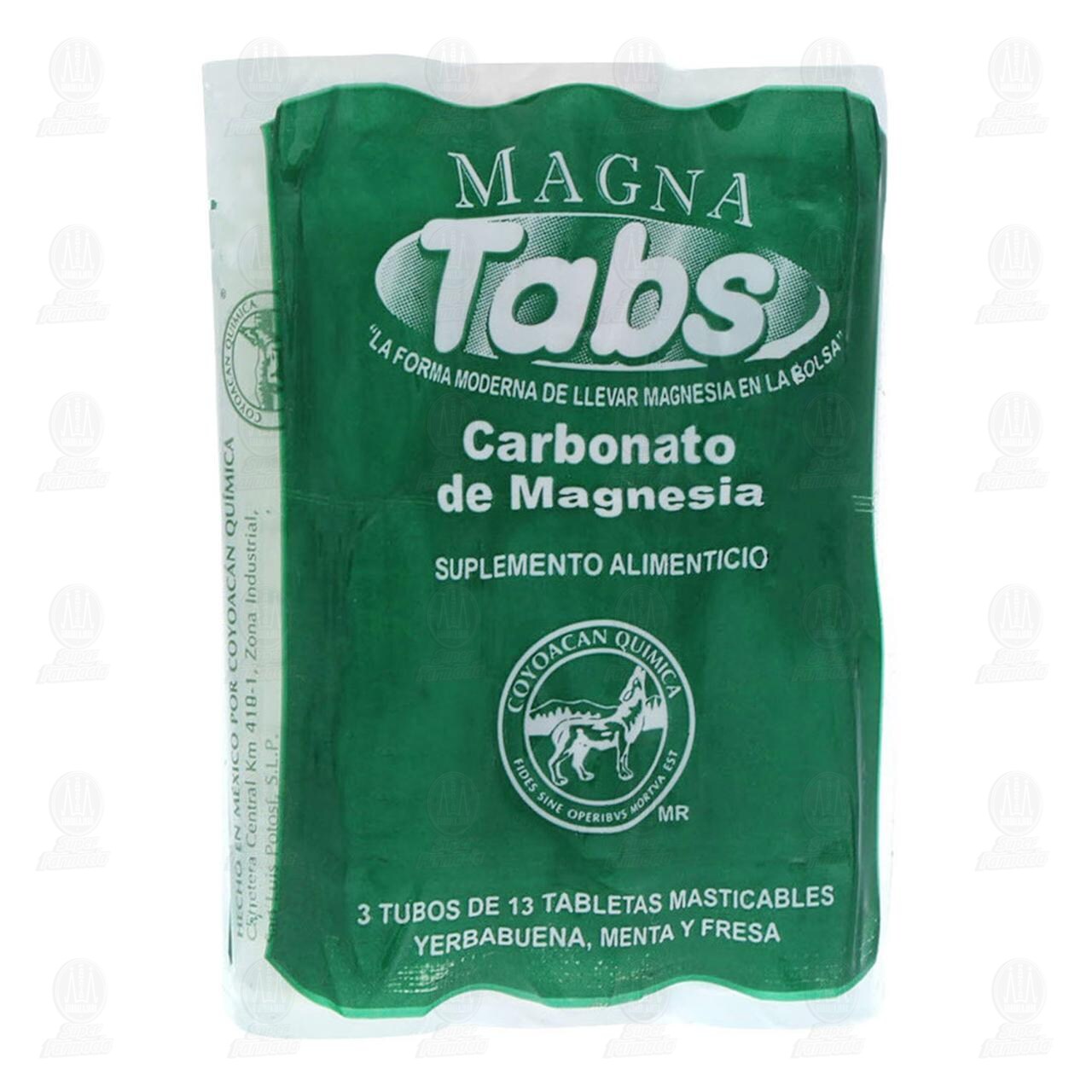 Magna Tabletas 3 Tubos, con 13 Tabletas c/u Diferentes Sabores. image number 0