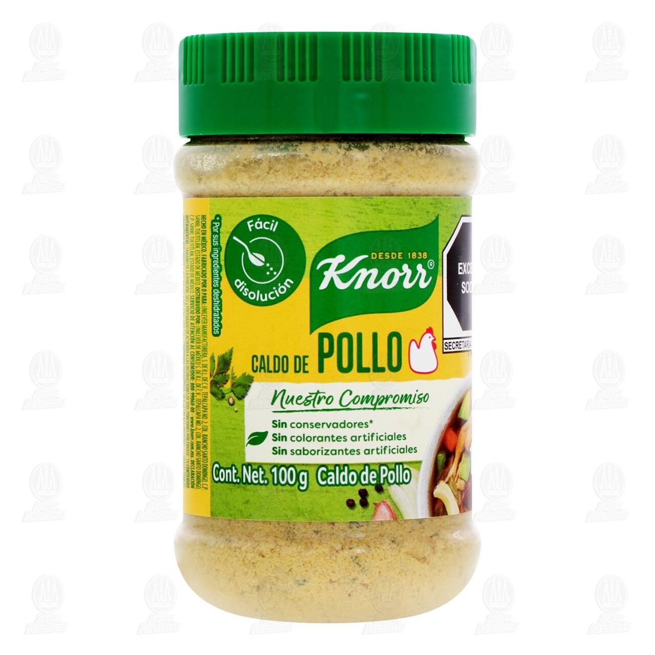 Caldo de Pollo Knorr en Polvo, 100 gr.