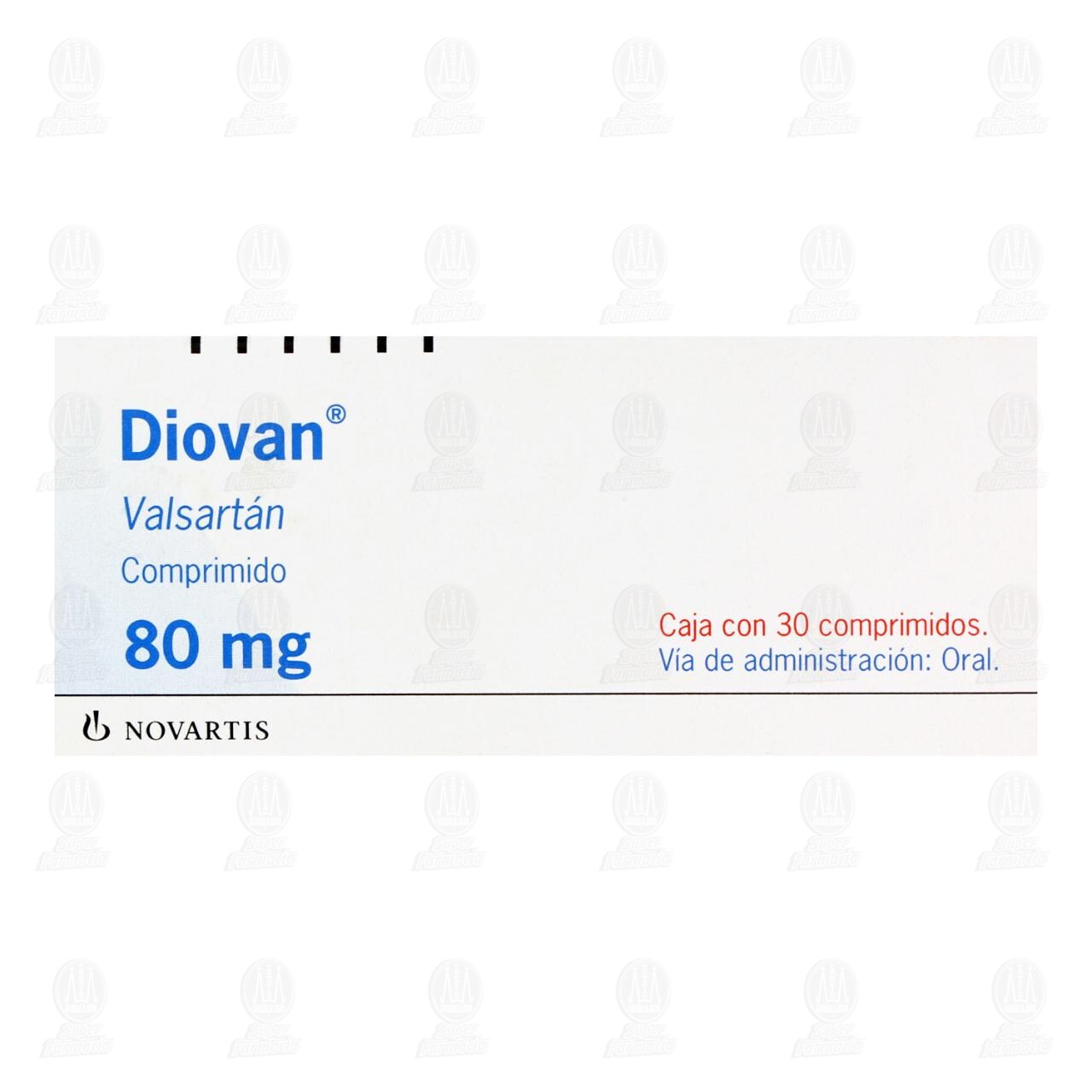 Diovan 80 mg, 30 Comprimidos. image number 1