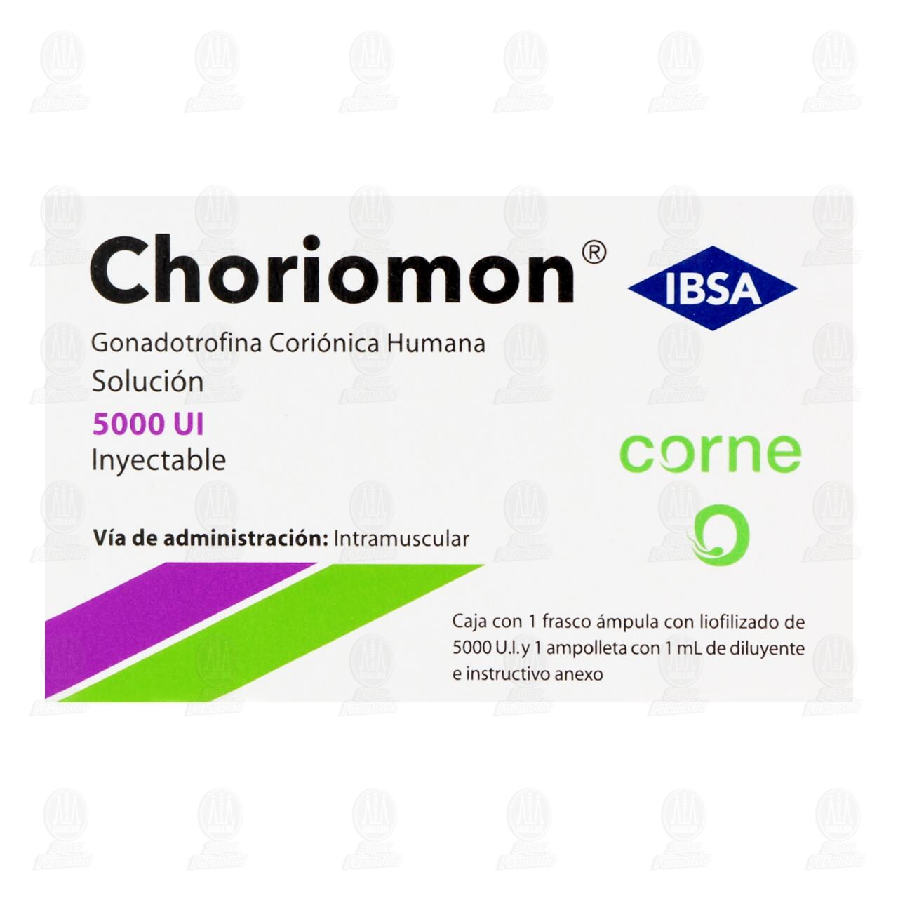 Choriomon 5000UI Soluci&oacute;n Inyectable, 1 ml. image number 1