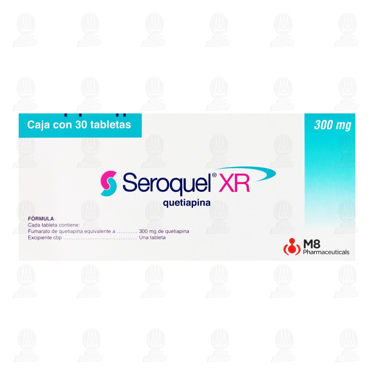 Seroquel XR 300 mg, 30 Tabletas. image number 2