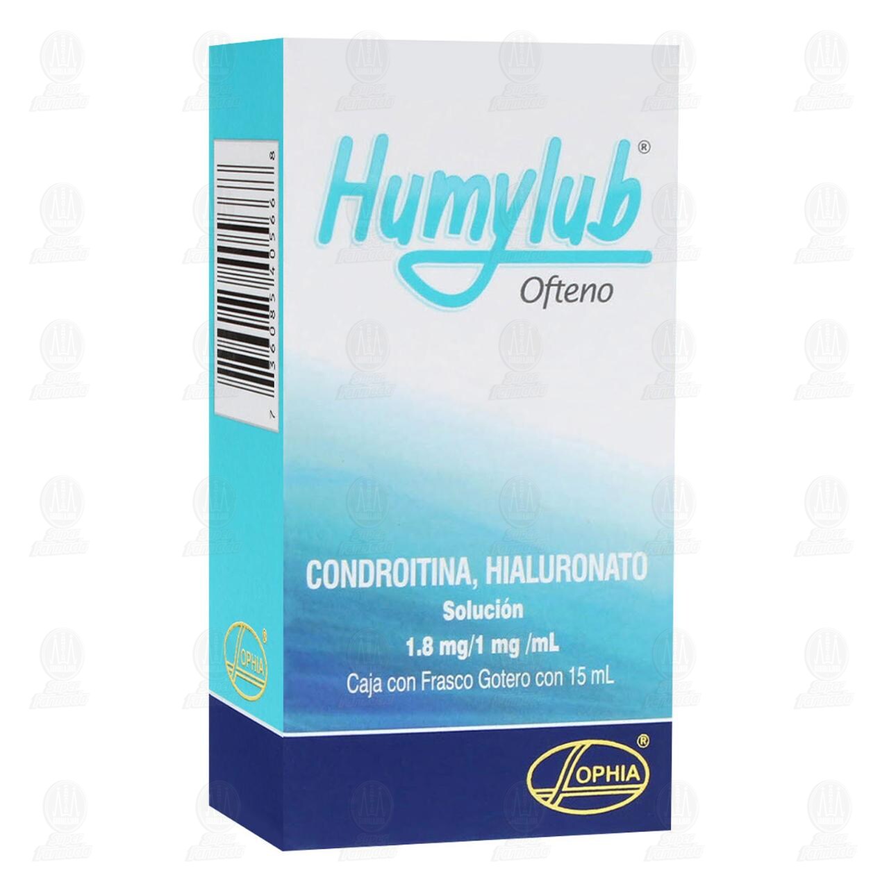 Humylub Ofteno 1.8mg/1mg/ml Solución Gotas, 15 ml.