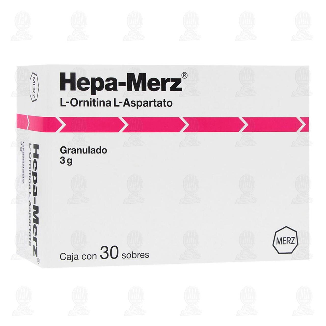 Hepa-Merz 3 gr, 30 Sobres Granulado. image number 0