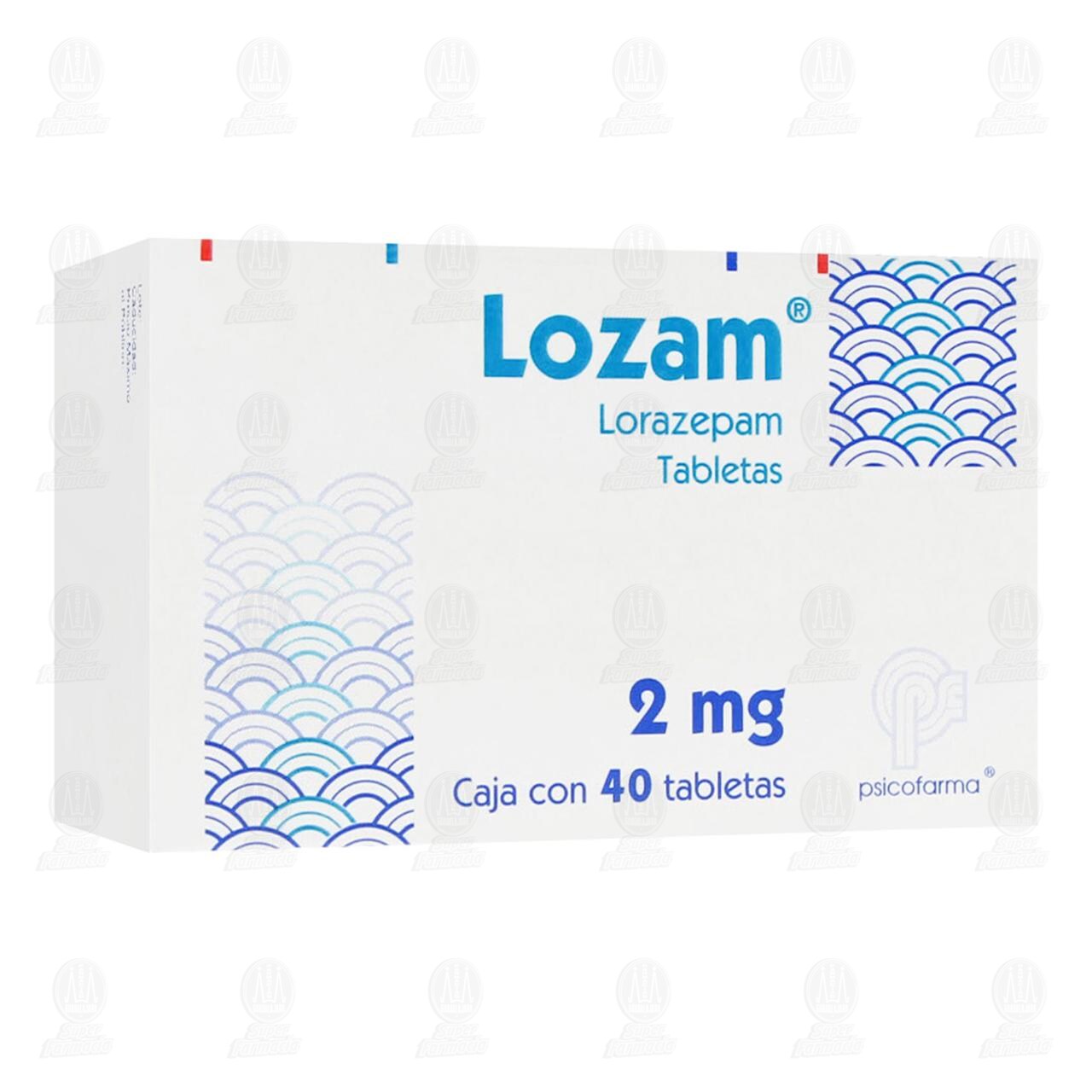 Lozam 2mg, 40 Tabletas.