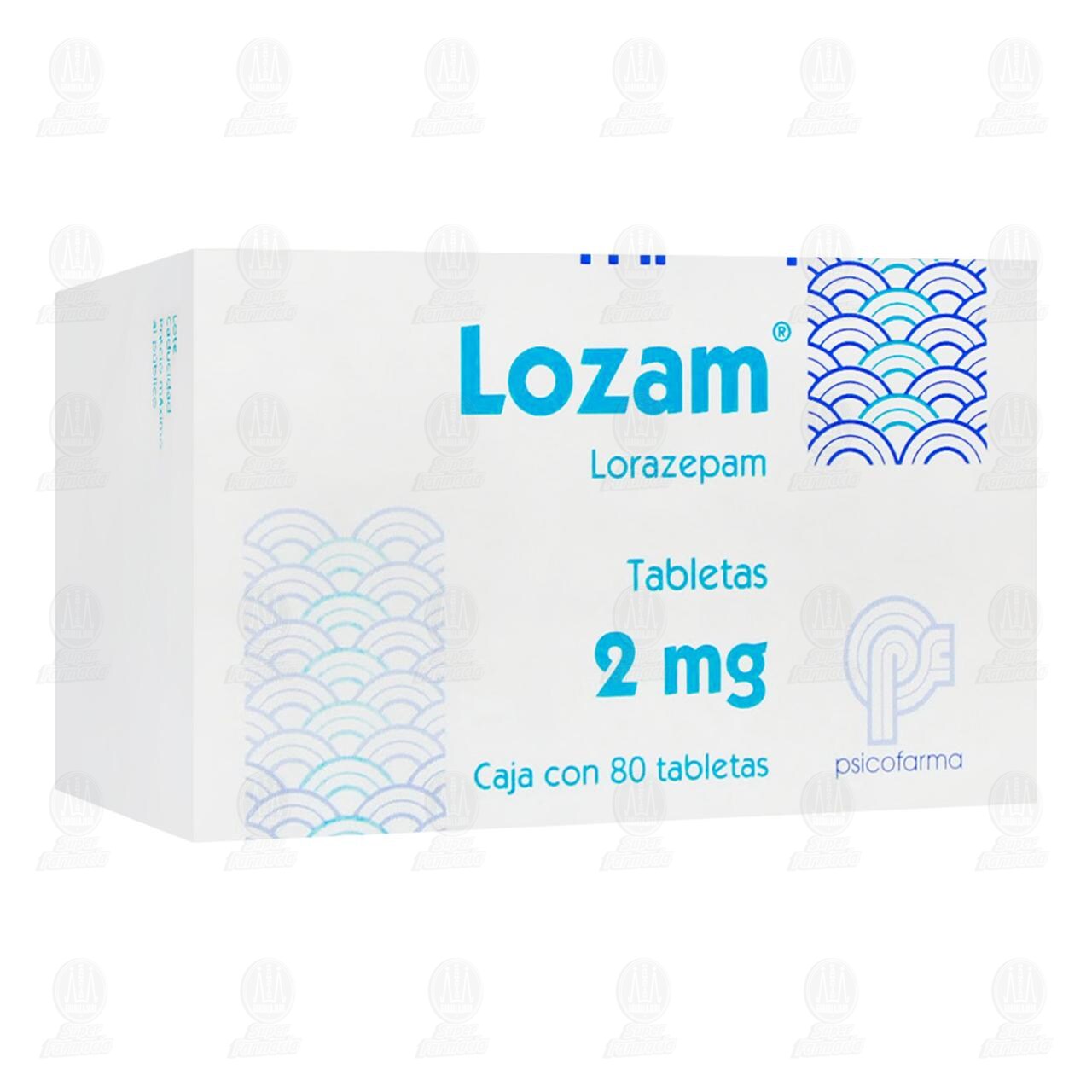 Lozam 2 mg, 80 Tabletas. image number 0