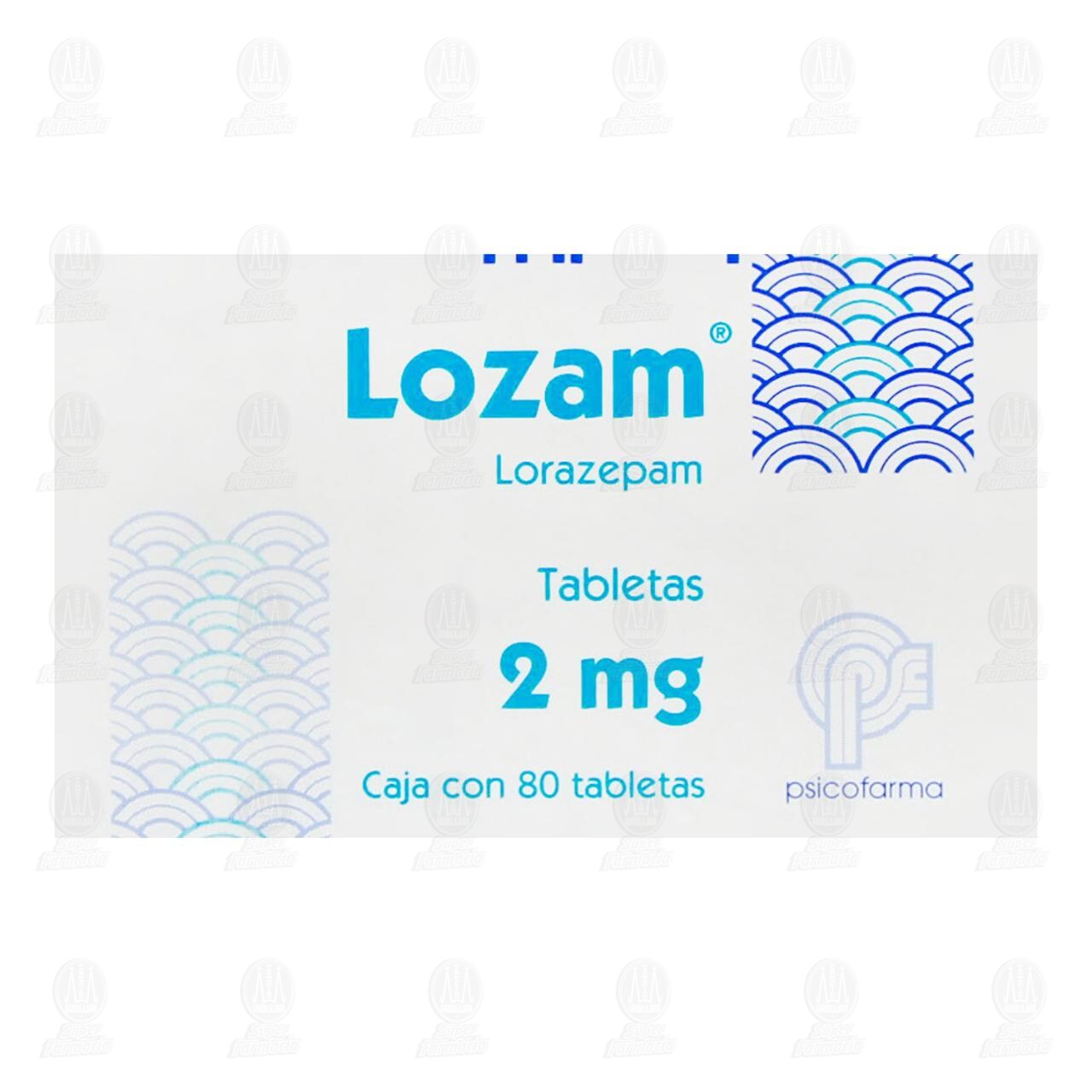 Lozam 2 mg, 80 Tabletas. image number 1