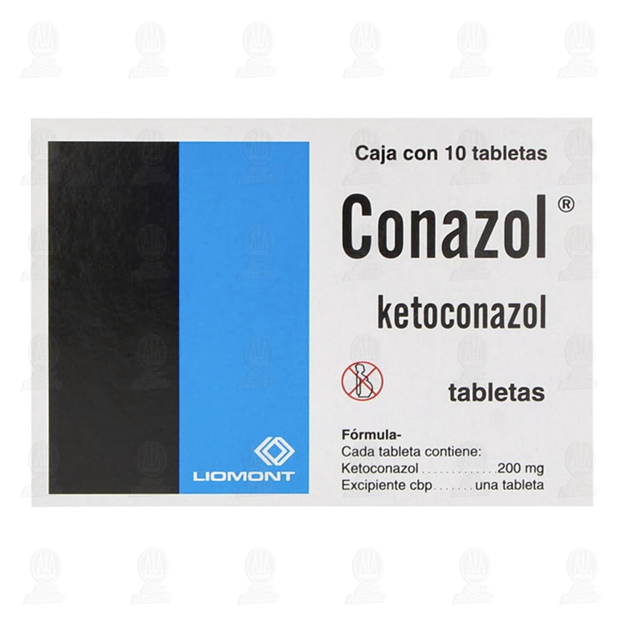 Conazol 200 mg, 10 Tabletas. image number 2