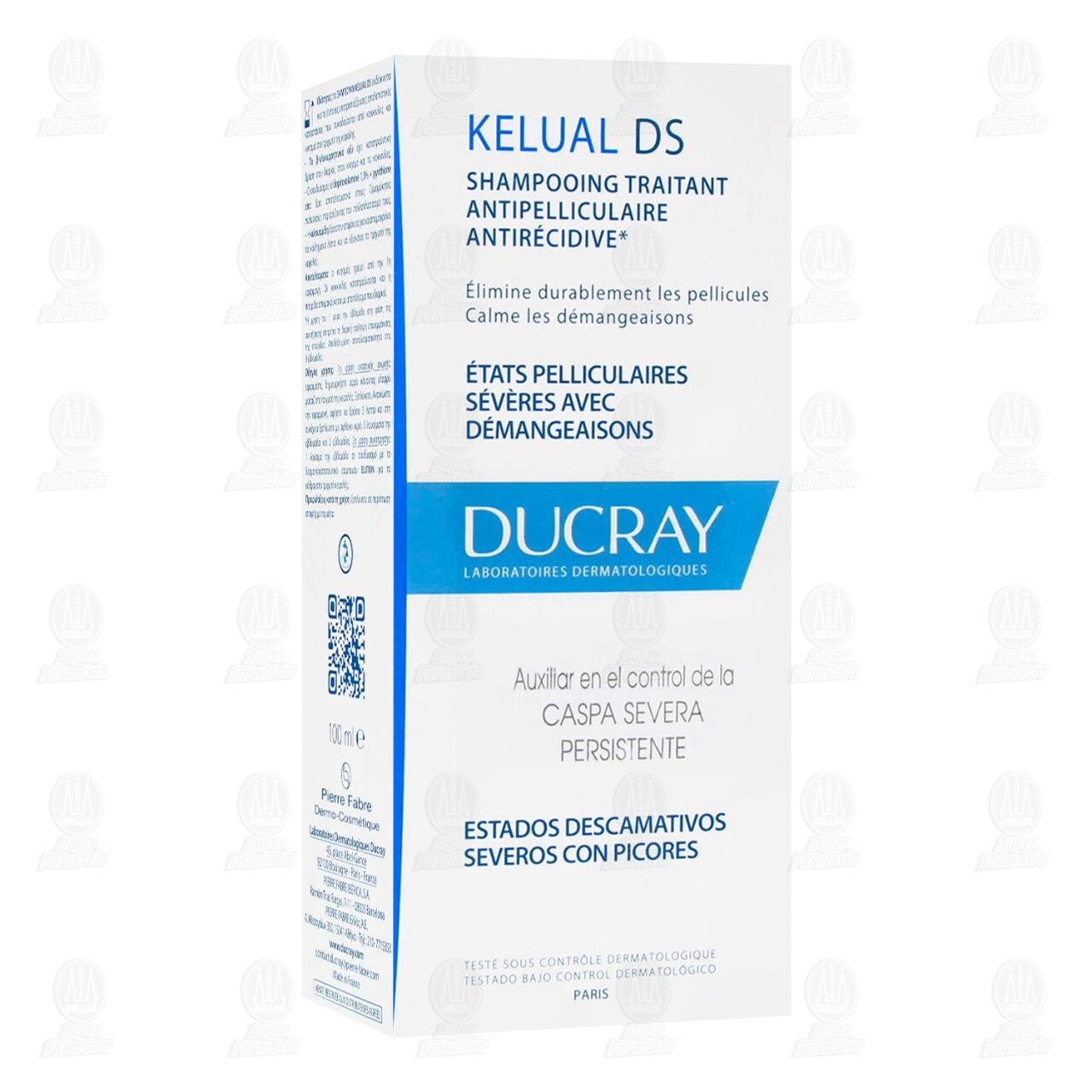 Ducray Kelual DS Shampoo Auxiliar en Control de Caspa, 100 ml.