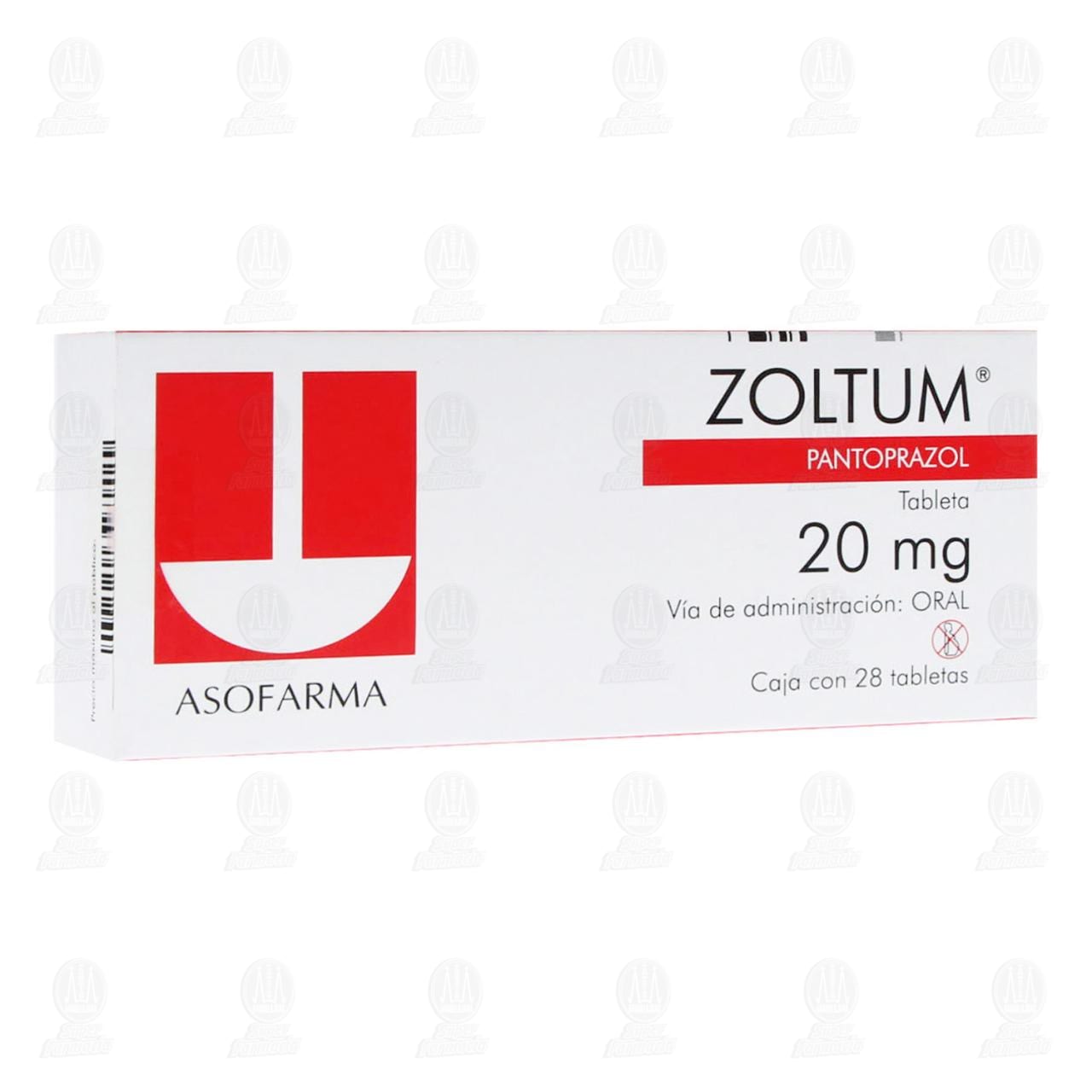 Zoltum 20 mg, 28 Tabletas. image number 0