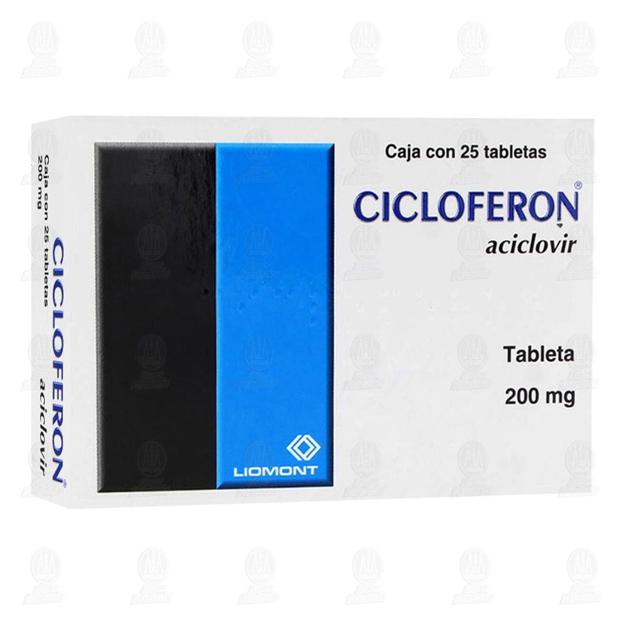 Cicloferon 200 mg, 25 Tabletas.