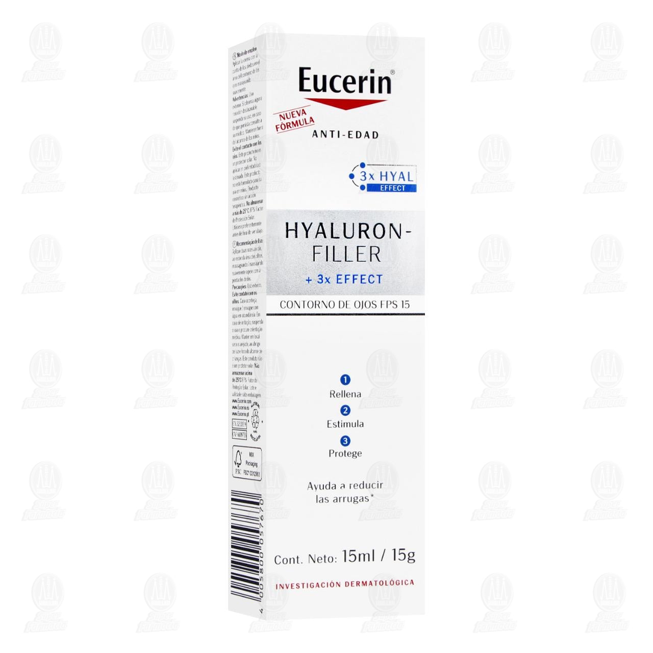 Eucerin Crema Contorno de Ojos FPS15, 15 ml. image number 0