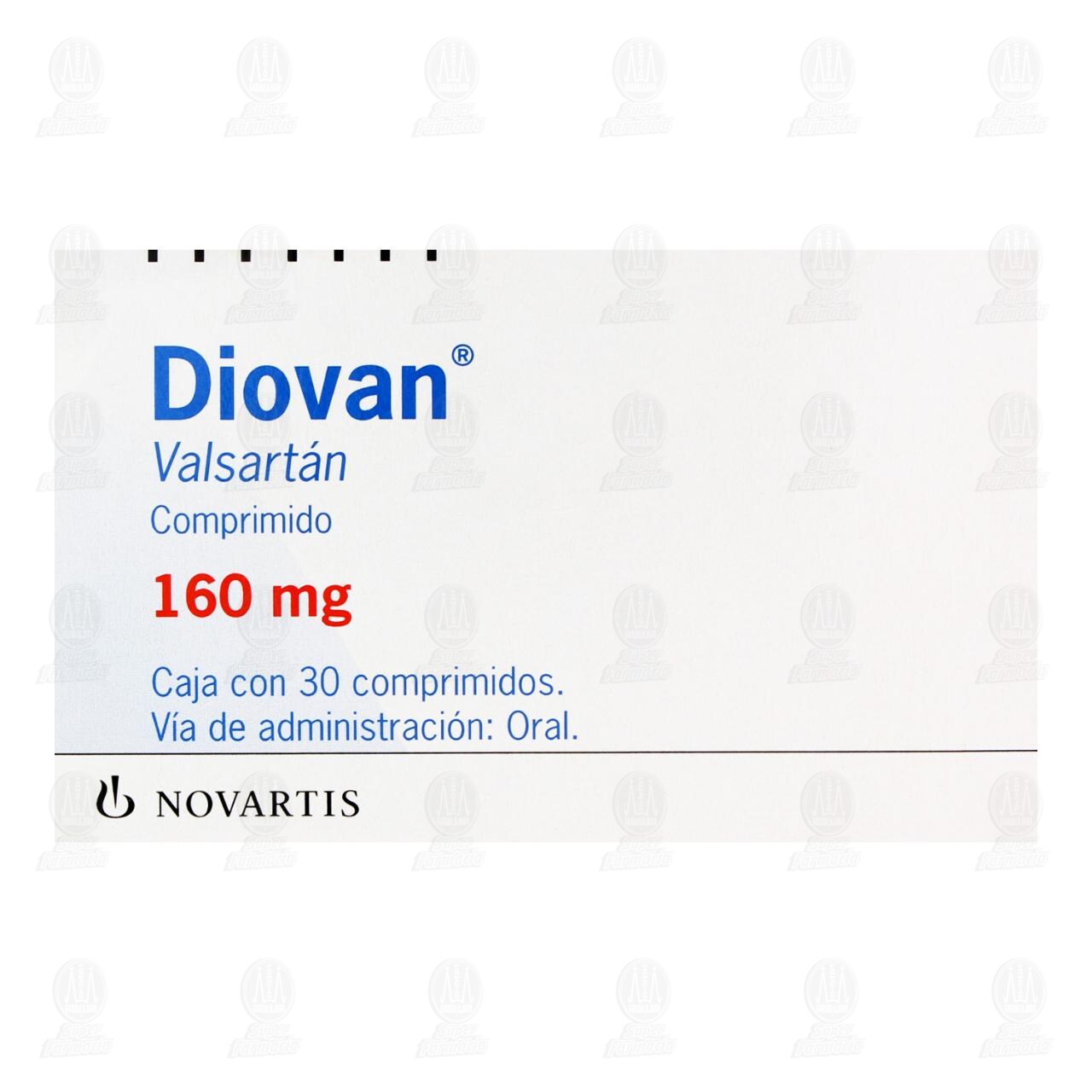 Diovan 160 mg, 30 Comprimidos. image number 1