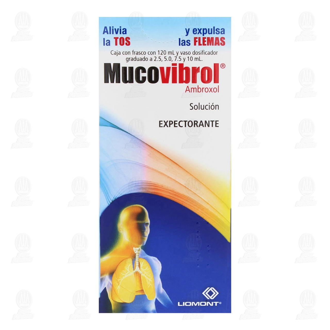 Mucovibrol Solución Expectorante, 120 ml. image number 1