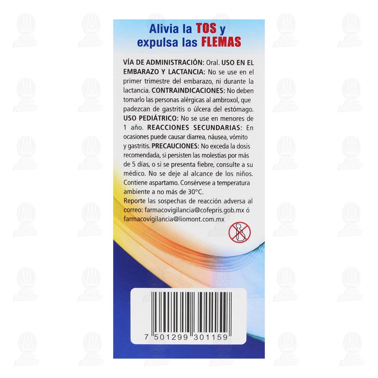 Mucovibrol Solución Expectorante, 120 ml. image number 3