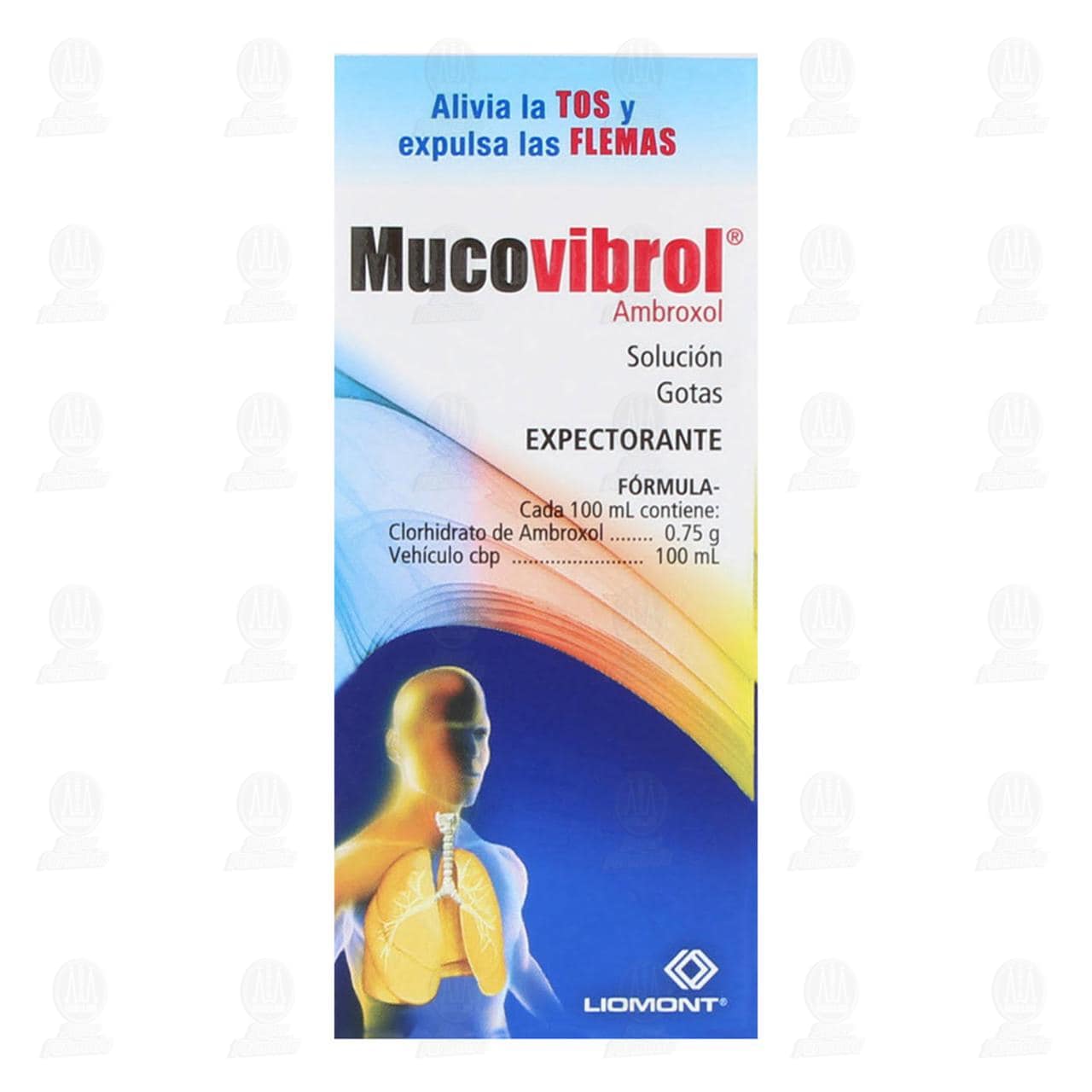 Mucovibrol Soluci&oacute;n Gotas, 0.75 gr 100 ml. image number 1