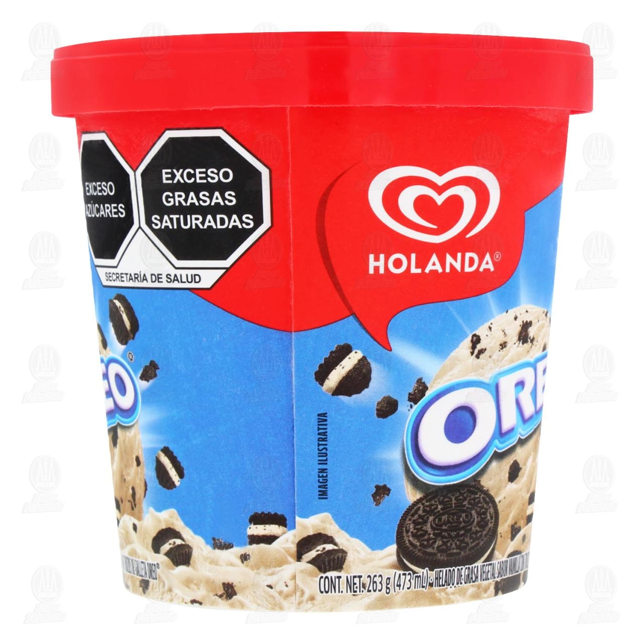 Helado Holanda Oreo, 473 ml. image number 2