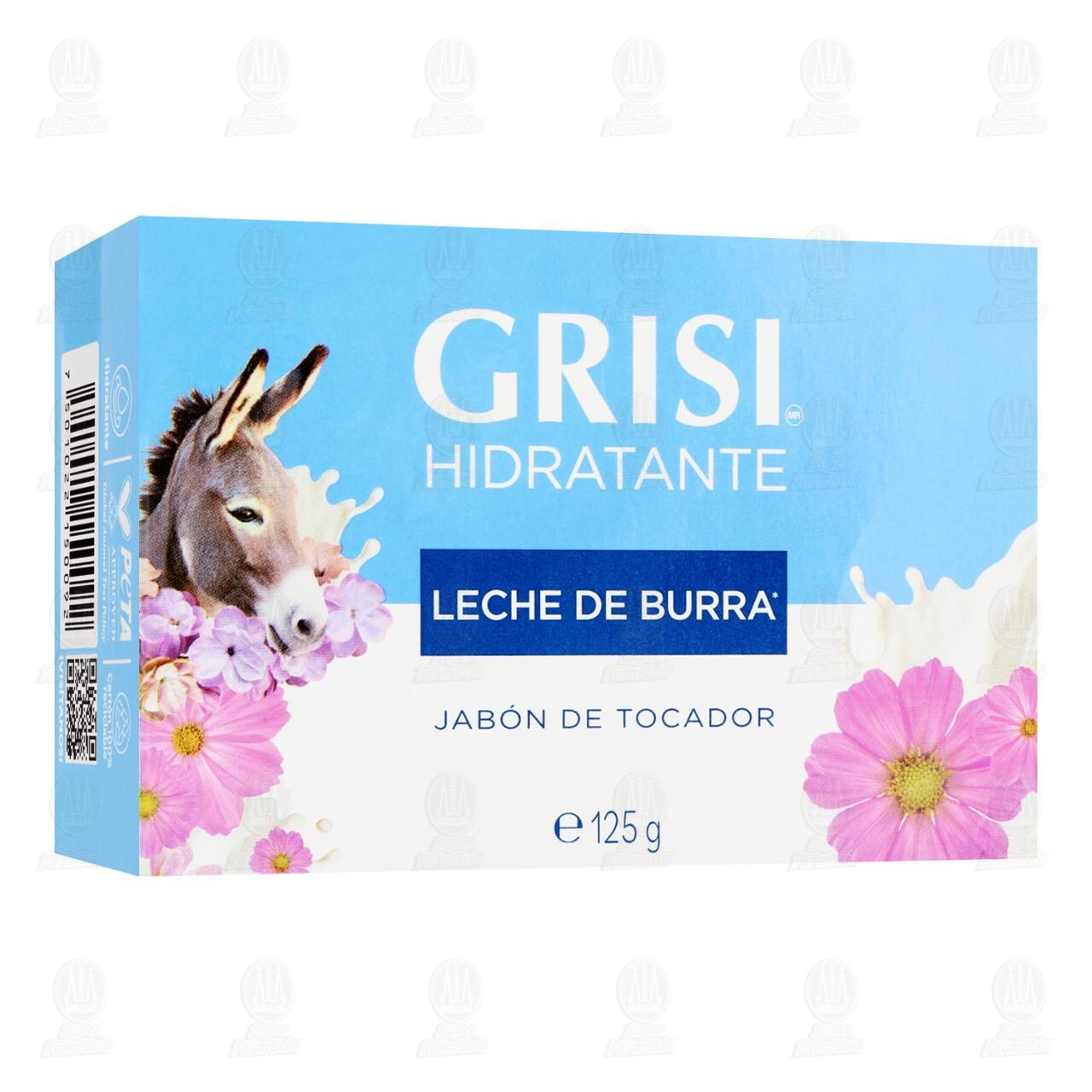 Jab&oacute;n Leche de Burra Grisi Hidratante, 125 gr. image number 0