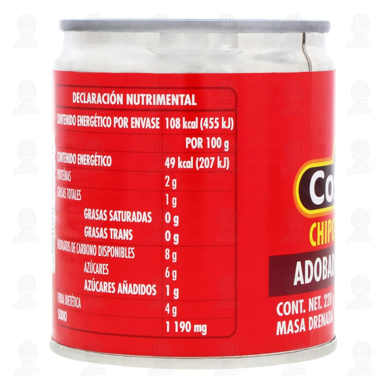 Chipotles La Costeña Adobados, 220 gr. image number 2