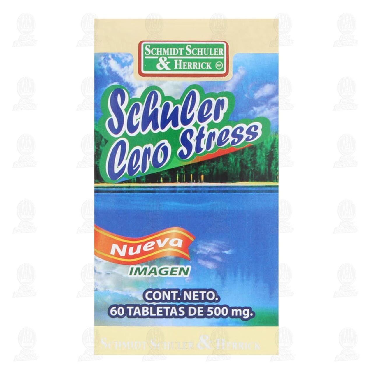 Schuler Cero Stress 500 mg, 60 Tabletas. image number 2