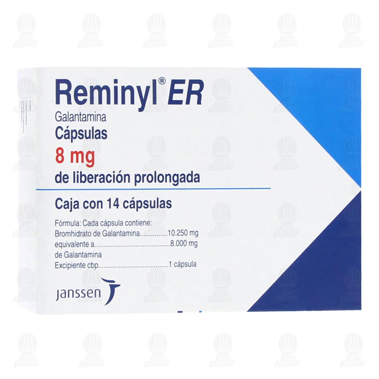 Reminyl ER 8 mg, 14 Cápsulas.