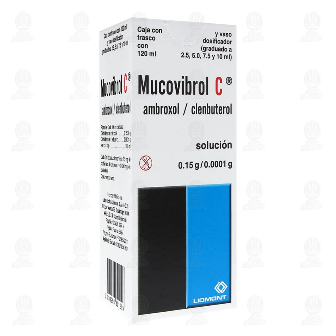 Imagen para Mucovibrol C Solución 0.15gr/0.0001gr, 120 ml.