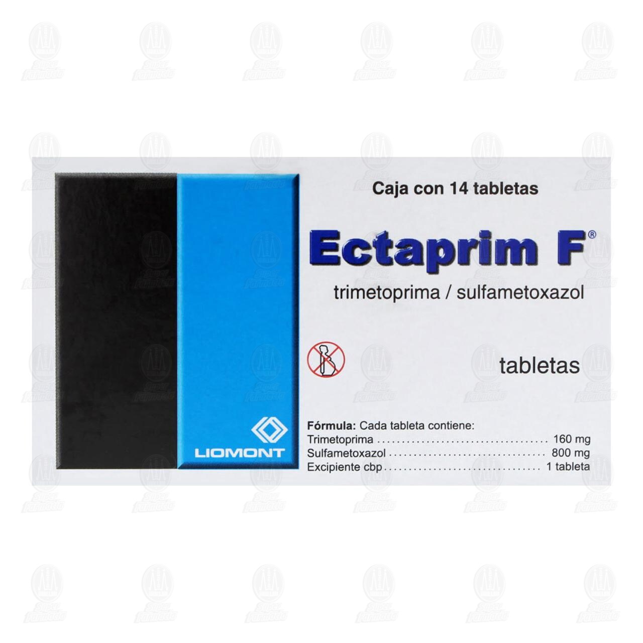 Ectaprim F, 14 Tabletas. image number 2