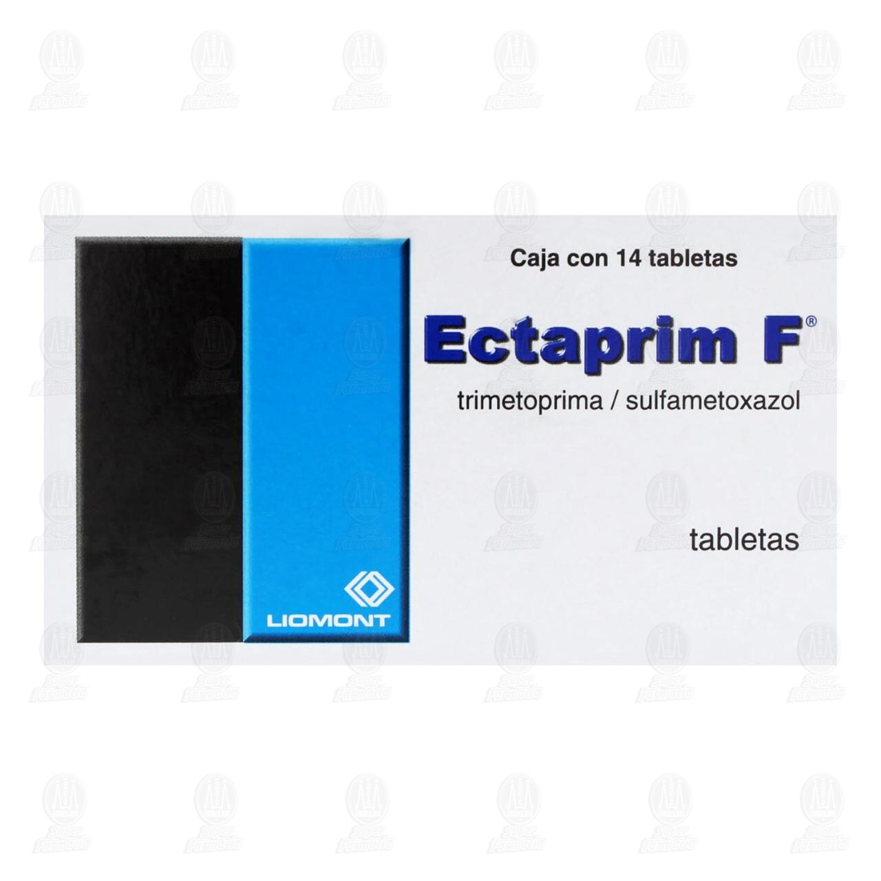 Ectaprim F, 14 Tabletas. image number 1