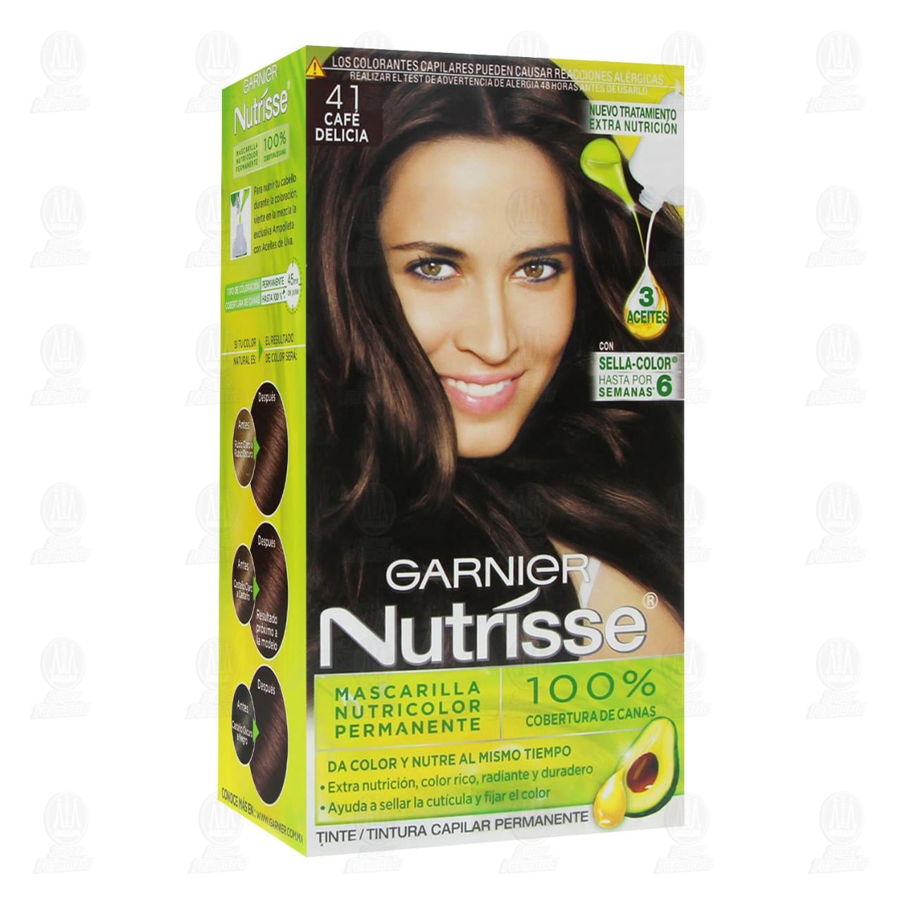 Imagen para Tinte Nutrisse Color Café Delicia (41), 6 pzas.