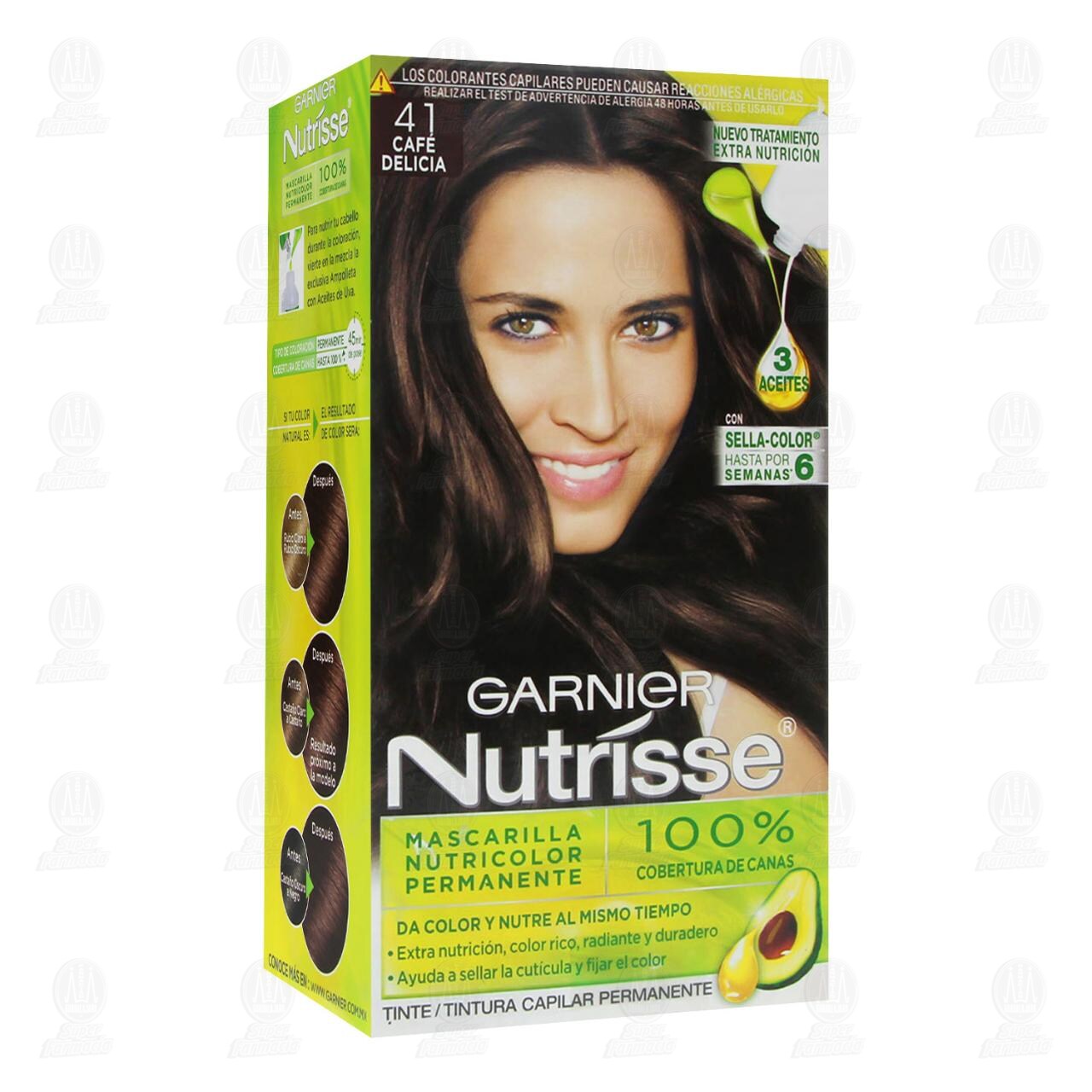 Tinte Garnier Nutrisse Color Caf&eacute; Delicia (41), 1 pz.