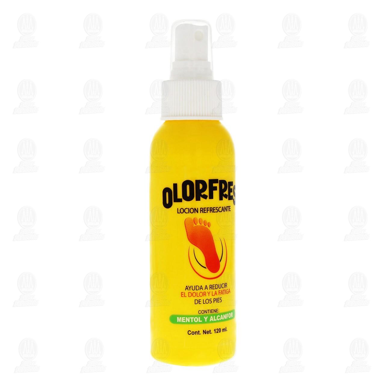 Loci&oacute;n Refrescante Olorfres con Mentol y Alcanfor, 120 ml. image number 0