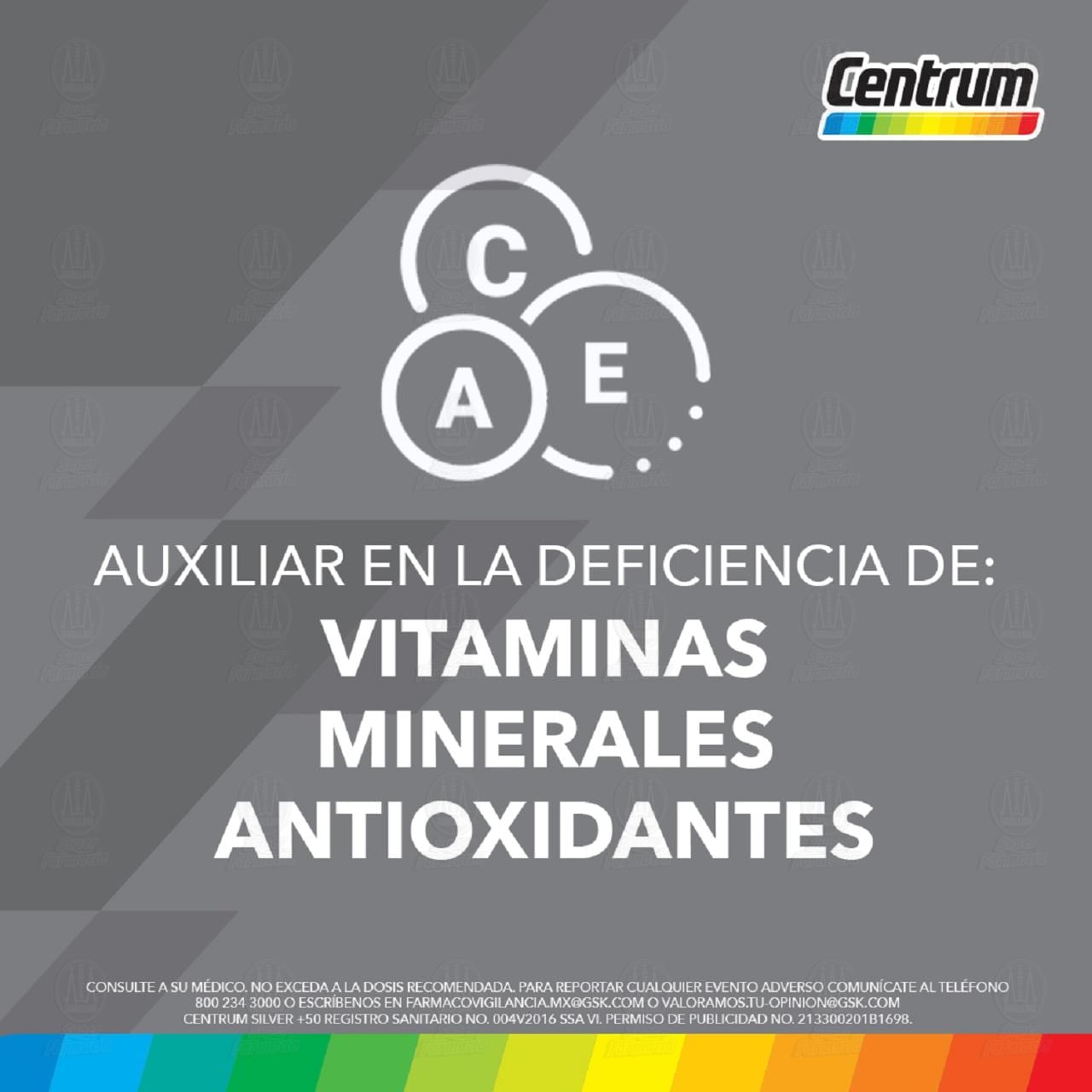 Centrum Silver +50, 100 Tabletas. image number 2