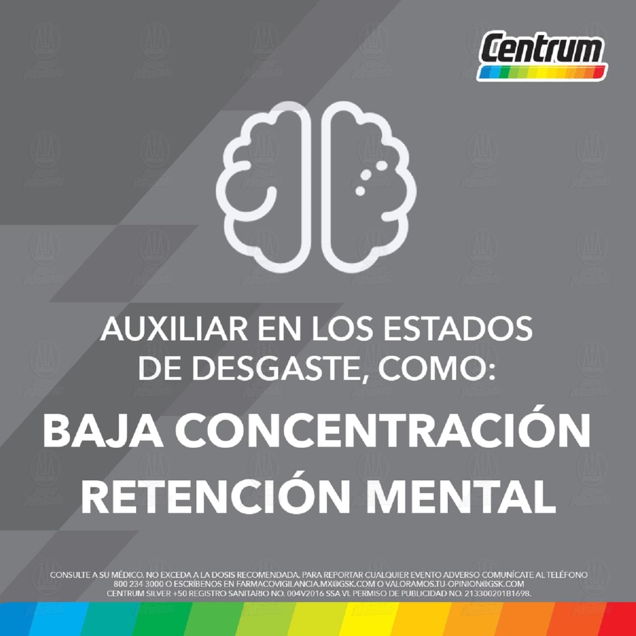 Centrum Silver +50, 100 Tabletas. image number 3