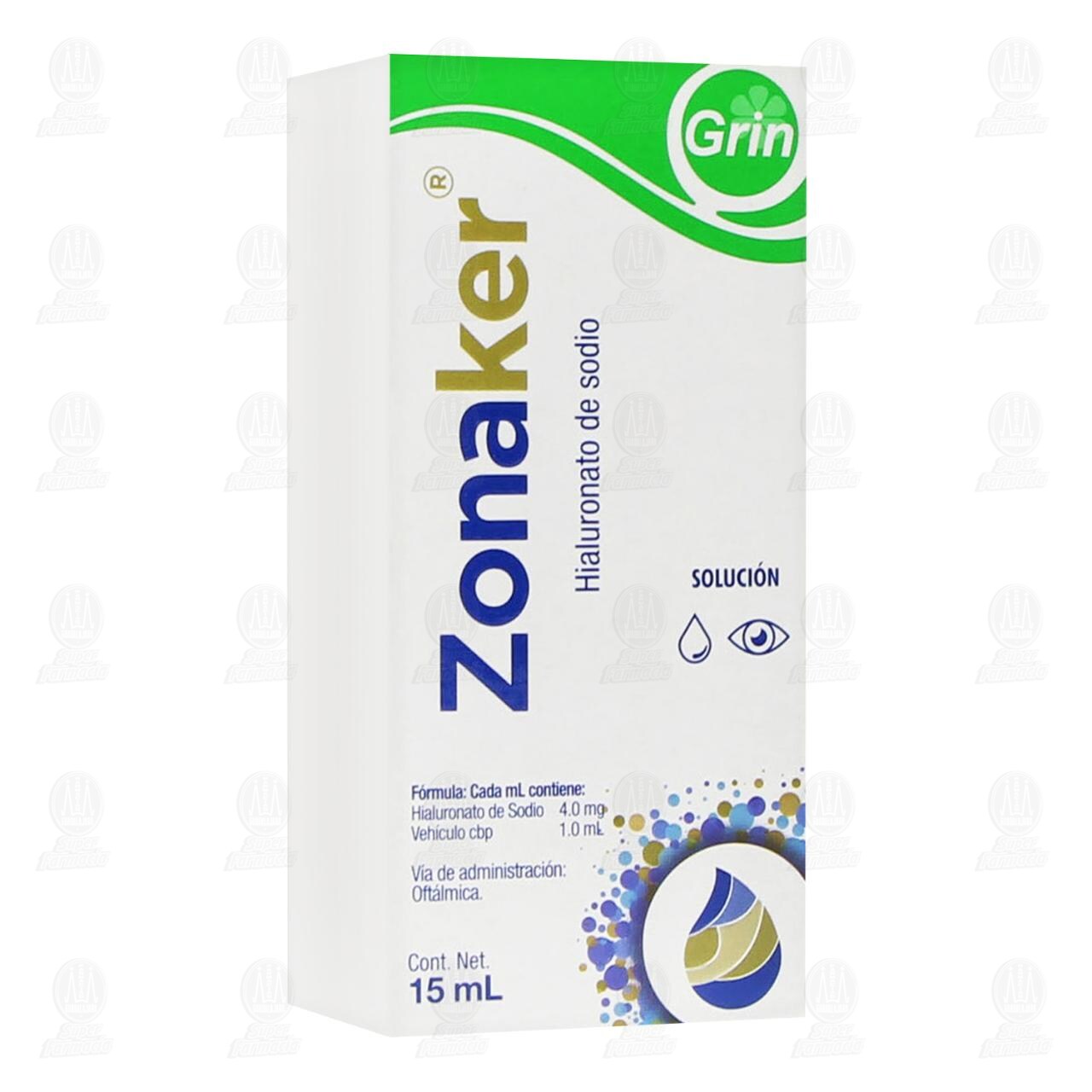Zonaker Soluci&oacute;n Oft&aacute;lmica, 15 ml. image number 0