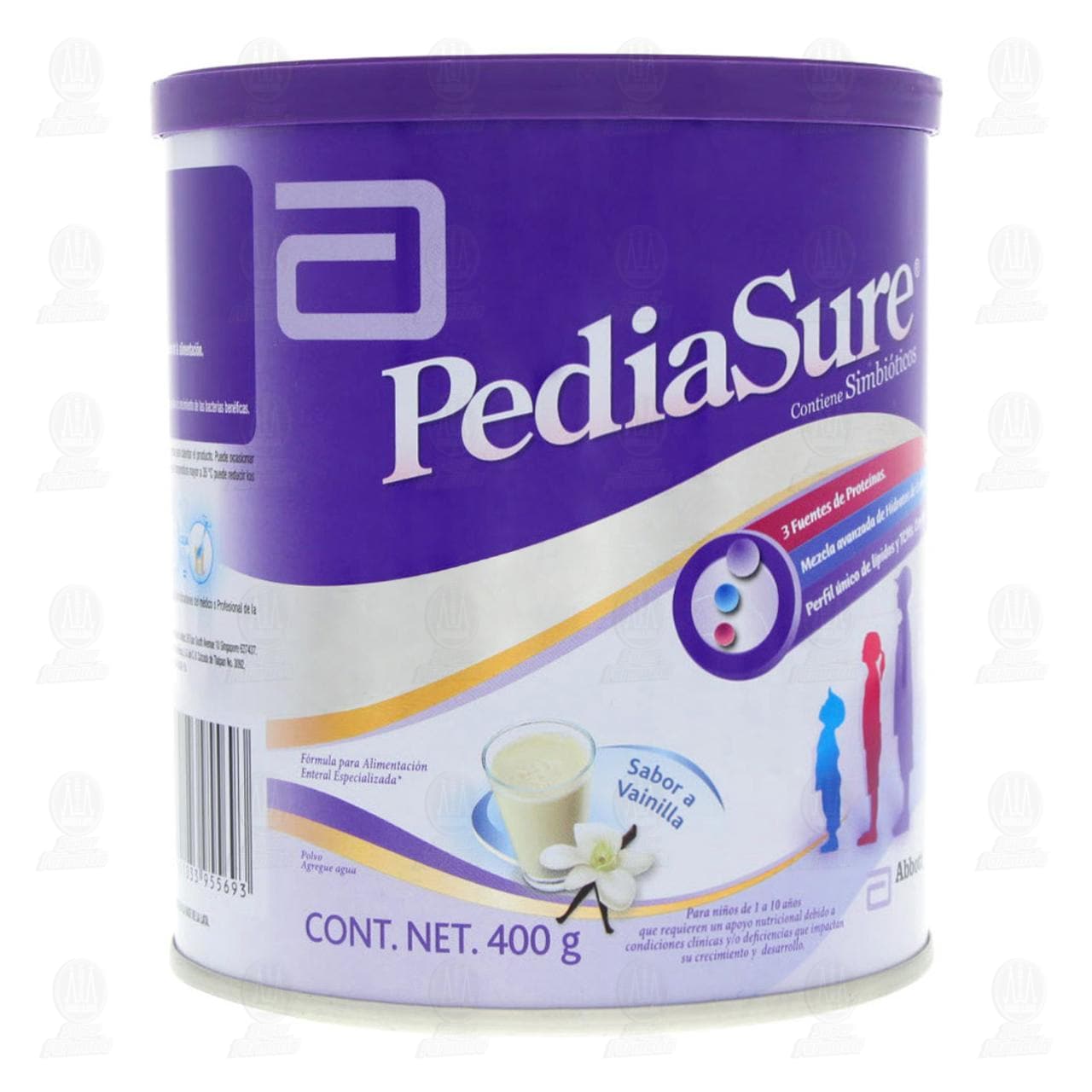 PEDIASURE POLVO VAINILLA LATA 400 G - Farmacia Pasteur