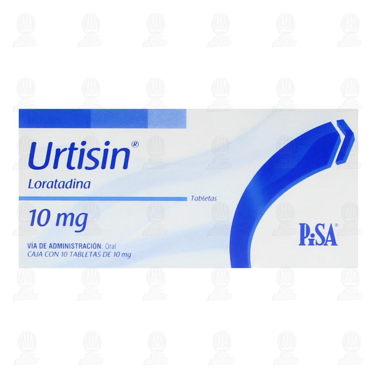 Urtisin 10 mg, 10 Tabletas. image number 1