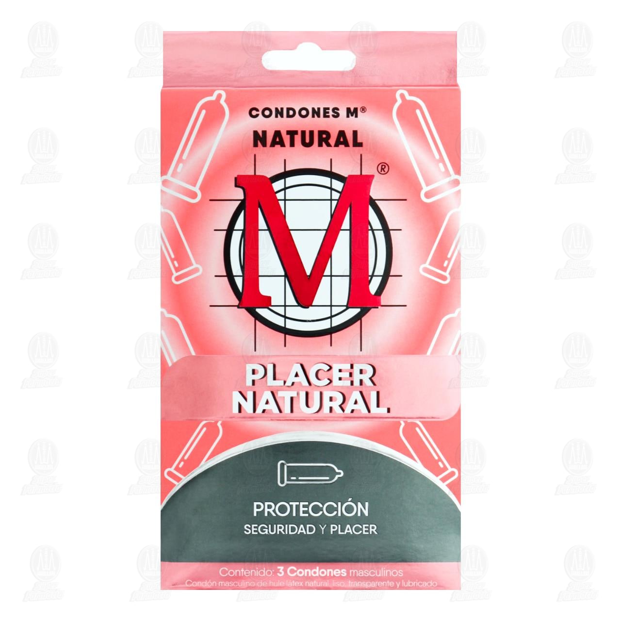 Imagen para M Natural Preservativos, 3 pzas.