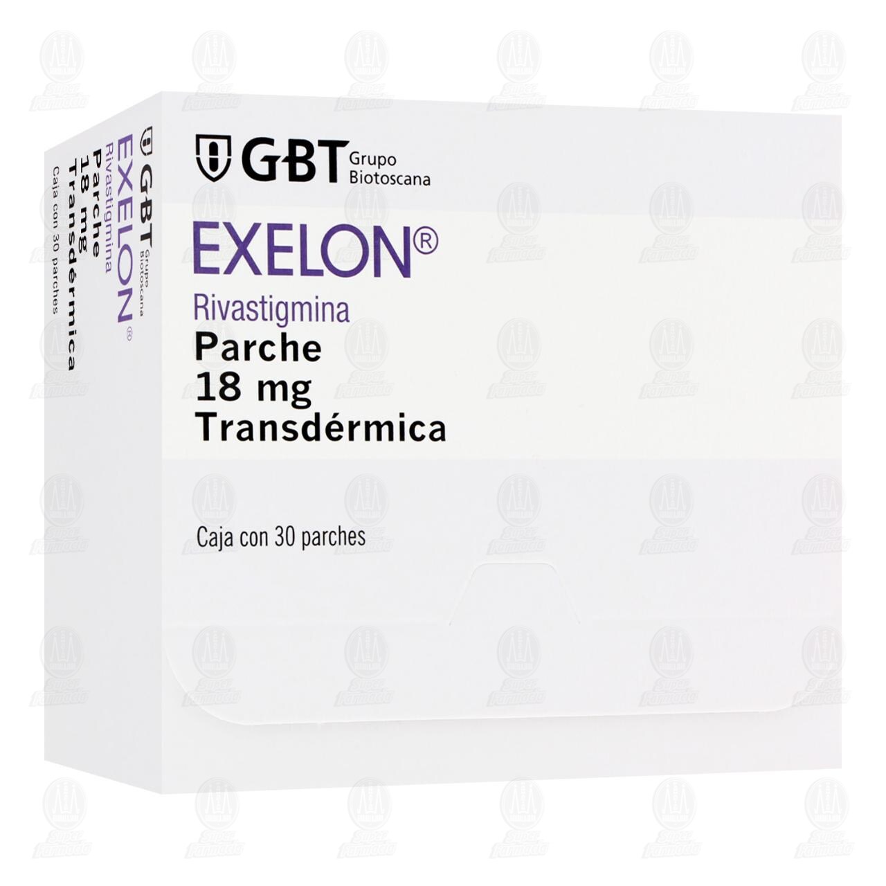 Exelon 18 mg, 30 Parches. image number 0